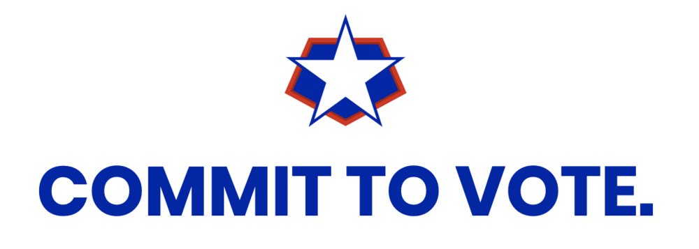 Commit to vote in this election or to register when you’re old enough. Get your friends and family to commit as well.